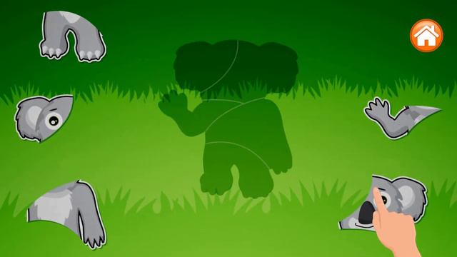 Puzzles For Kids Gameplay - Boncio's - Animals Vol 2 (Jungle - Savannah - Australia) (Part 3 of 4) смотреть онлайн