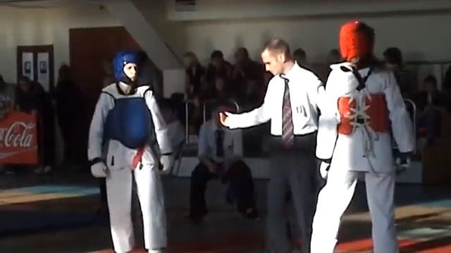 Valeria Duca. Taekwondo WTF. final 1. record score 62-8.MPG смотреть онлайн