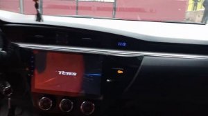Toyota Corolla установил магнитолу TEYES Spro