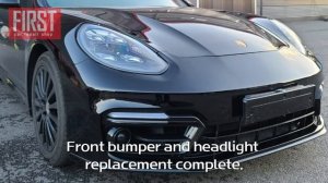 Porsche Panamera 970.2 Upgrade 971 Style KC Certified LED Headlight & Front Bumper Replaced