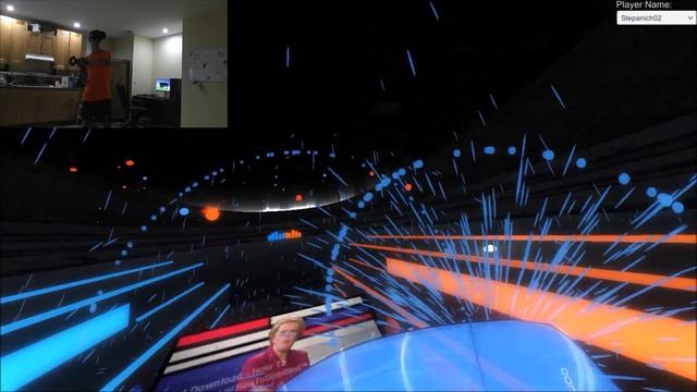 Играем в Audioshield - Виртуальная Реальность №1 смотреть онлайн