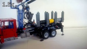 Лего ЗИЛ-133ГЯ лесовоз / Lego technic RC ZIL-133GYA timber truck