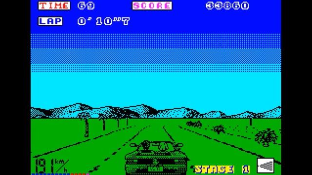 The Out Run games for the ZX Spectrum смотреть онлайн