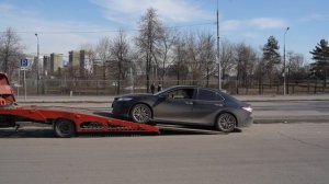 Погрузка авто на эвакуатор. Быстро. Аккуратно
