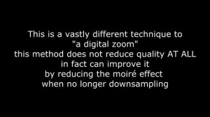 Demo of the crop mode feature for the Canon 650d using Magic Lantern