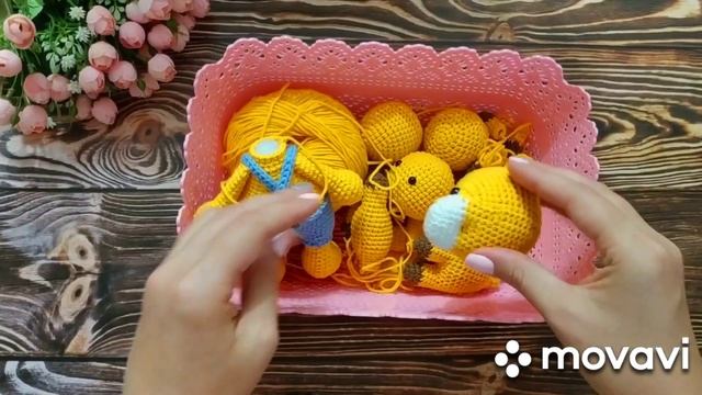 ВЯЗАНЫЕ ИГРУШКИ // ЛЬВЁНОК И ЖИРАФИКИ