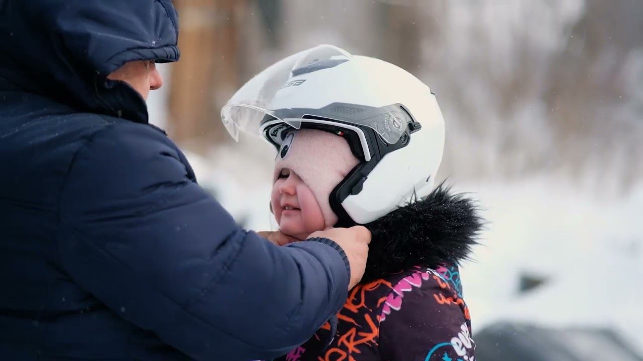 Яркие эмоции на снегоходе #активныйотдых #тестдрайв #снегоход смотреть онлайн