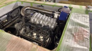 Мотор 3UZ-FE и редуктор ZF-220V на катере Волга