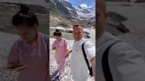 КАВКАЗ. Ледник Алибек. Водопад Алибек. Турье озеро. Нашли ЗОЛОТО! Домбай.