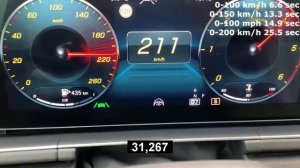 0-240 km/h acceleration Mercedes-Benz GLS 400 d X167 330 hp