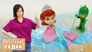 Игры для детей - Герои мультиков и Стройка - Детский садик Капуки Кануки 2 смена