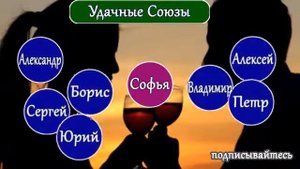 Софья и мужские имена Какие мужские имена подходят