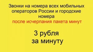 Параметры тарифа Близкие люди 3+ от Билайн