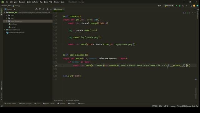КУРС ПО DISNAKE 7 ЧАСТЬ | СОЗДАНИЕ ДИСКОРД БОТА НА DISNAKE | БАЗЫ ДАННЫХ И СИСТЕМА ПРЕДУПРЕЖДЕНИЙ