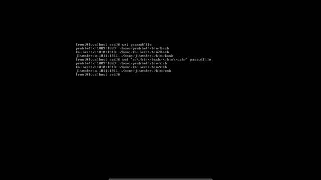 sed command смотреть онлайн