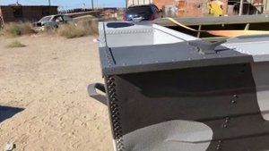 Покраска лодки Южанка-2 в раптор комуфляж