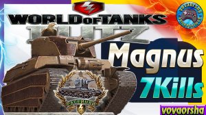 MANGUS WoT Blitz 3,0K УРОНА. МЕДАЛЬ РАССЕЙНЯЯ World of Tanks Blitz