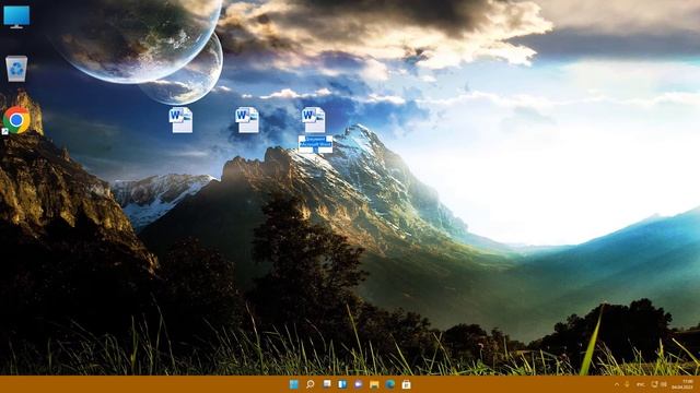 Как убрать имя с ярлыков рабочего стола Windows 11.Как отключить названия ярлыков