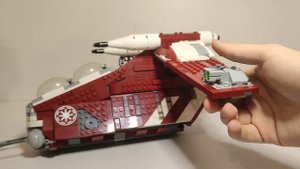 LEGO Star Wars 75354 Боевой Корабль Корусантской Гвардии Обзор (Coruscant Guard Gunship)