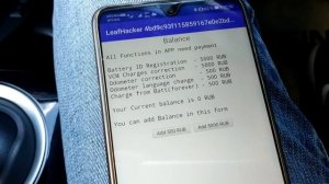 Смена языка в меню на Nissan Leaf через СМАРТФОН