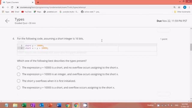 Coursera: Programming Fundamentals All Quiz Answers | Programming Fundamentals Coursera Quiz Answer