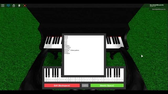Roblox Virtual Piano Gravity Falls Theme Song (Easy) смотреть онлайн
