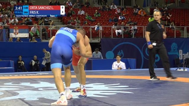 1/4 GR - 60 kg: L. ORTA SANCHEZ (CUB) v. K. FRIS (SRB) смотреть онлайн