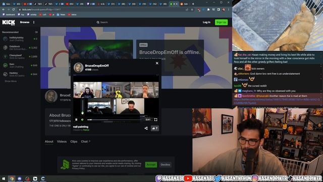 ADIN ROSS COOL GROUP!!!!!!! | Hasanabi react смотреть онлайн