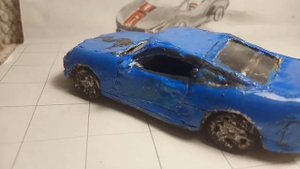 Toyota Supra из пластилина своими руками
