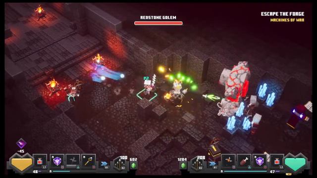 Minecraft Dungeons With Big and Little T смотреть онлайн