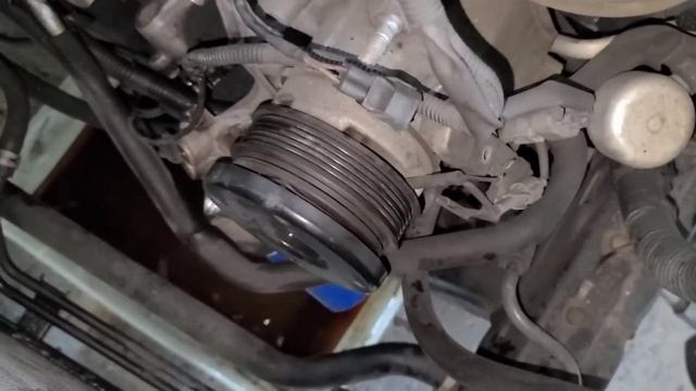 Timing Belt Tensioner Components Water Pump  Thermostat on a 2003 Lexus GX470