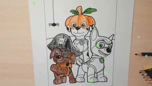 раскраска ЩЕНЯЧИЙ ПАТРУЛЬ.