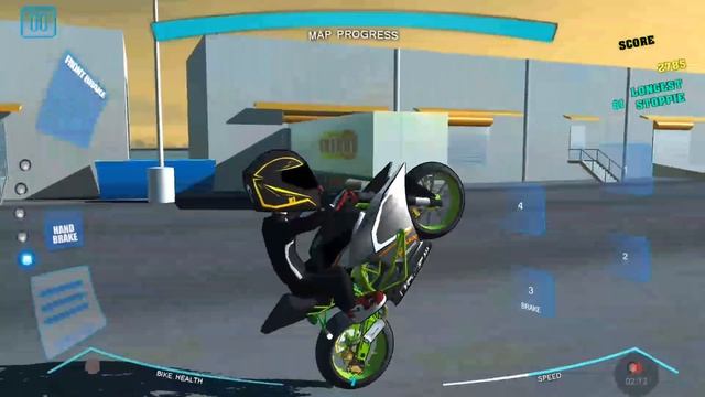 Stunt bike freestyle game World record trick No hand No foot смотреть онлайн