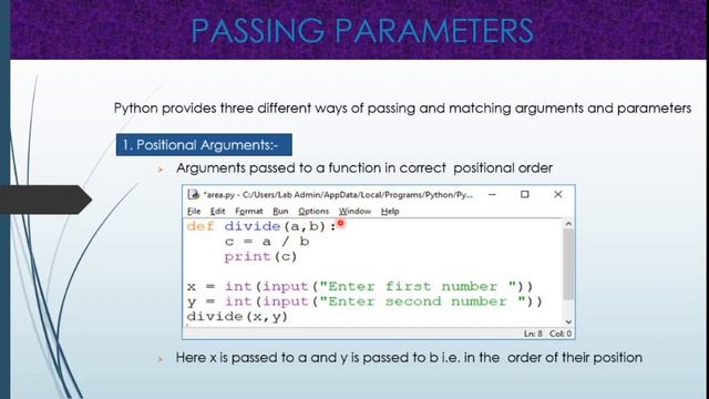 Function in Python for Class XII CS