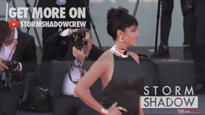 Georgina Rodriguez on the red carpet for the 79th Venice International Film Festival