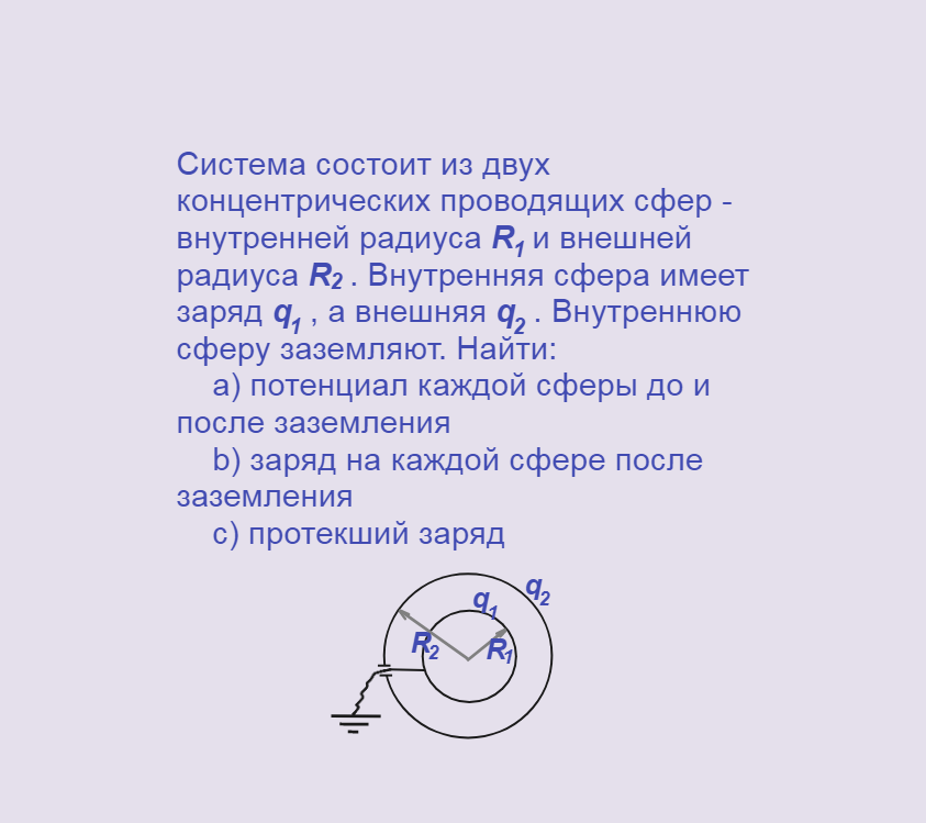 Физика, Электричество, Потенциал электрического поля, Задача 5, Олимпиады, ЕГЭ