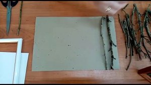 Мастер-класс по изготовлению Декоративного панно «Картина из веток»