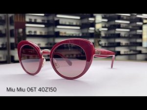 Новый обзор в салоне StockOptika на женские очки из Италии Miu Miu 06T 40Z150 с защитой от солнца