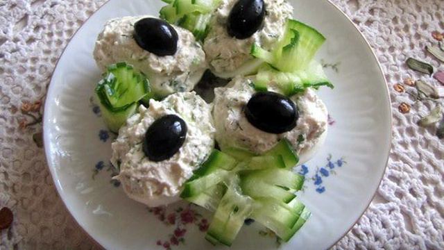 Фаршированные яйца