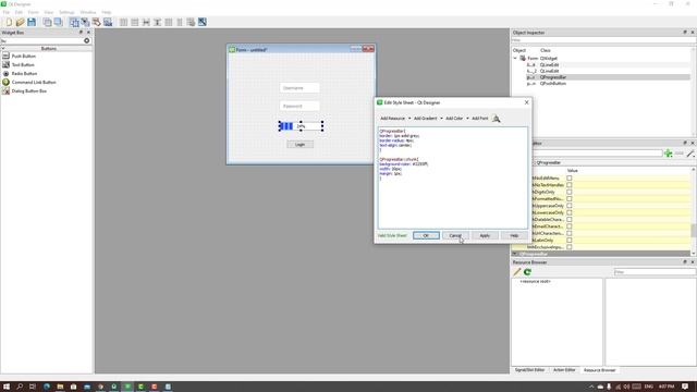 Python tutorial - CSS with Qt Designer  - Desktop Apps