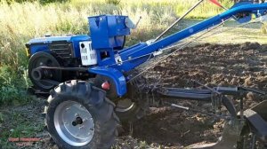 ВСПАШКА ЦЕЛИНЫ МОТОБЛОКОМ КАК ОНО ЕСТЬ / ДОБАВИЛ ГЛУБИНУ / ភ្ជួរដីព្រហ្មចារីជាមួយត្រាក់ទ័រ