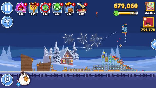 Angry Birds Friends Level 4 Tournament 1337 three stars NO POWER-UP walkthrough 2024-01-01 смотреть онлайн