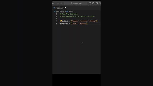 Add Any iterable | #python #coding #learnpython #pythonforbeginners #code