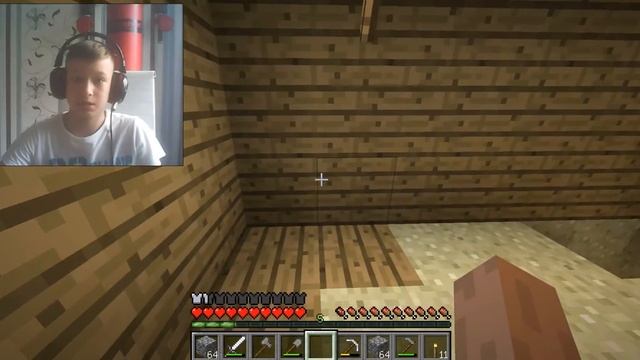 ПРИРУЧАЕМ КУРОЧЕК/minecraft/№2 прохождение простого мира смотреть онлайн