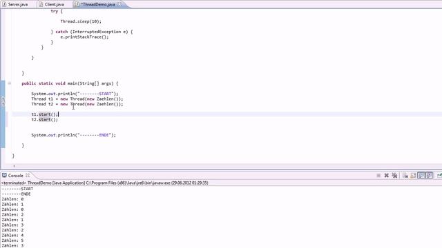 Java - Threads 2 (Runnable) Chat #6 [TuTCube] [GER] смотреть онлайн