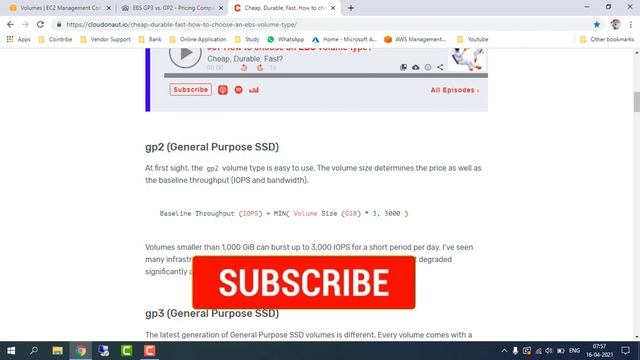 AWS EBS volume convert or migrate from GP2 to GP3 | EBS Volume change from GP2 to GP3 смотреть онлайн