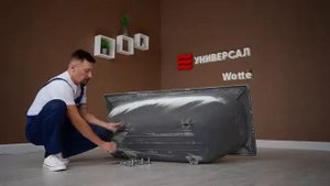 Установка чугунной ванны Универсал / Wotte на регулируемые ножки