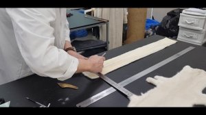 Шьем пояс из меха норки