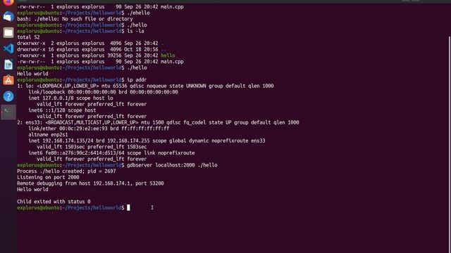 GDB. Удаленная отладка. смотреть онлайн