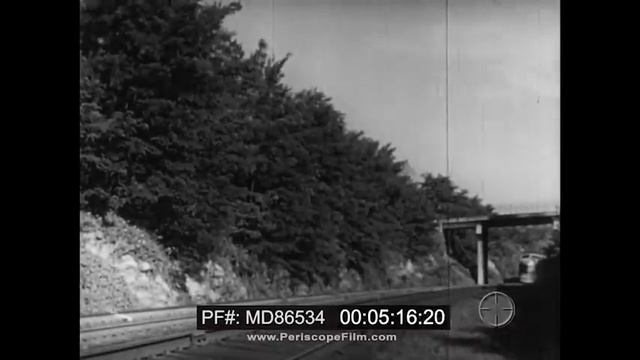 STREAMLINER TRAINS   1940 PASSENGER RAILROAD EDUCATIONAL FILM  